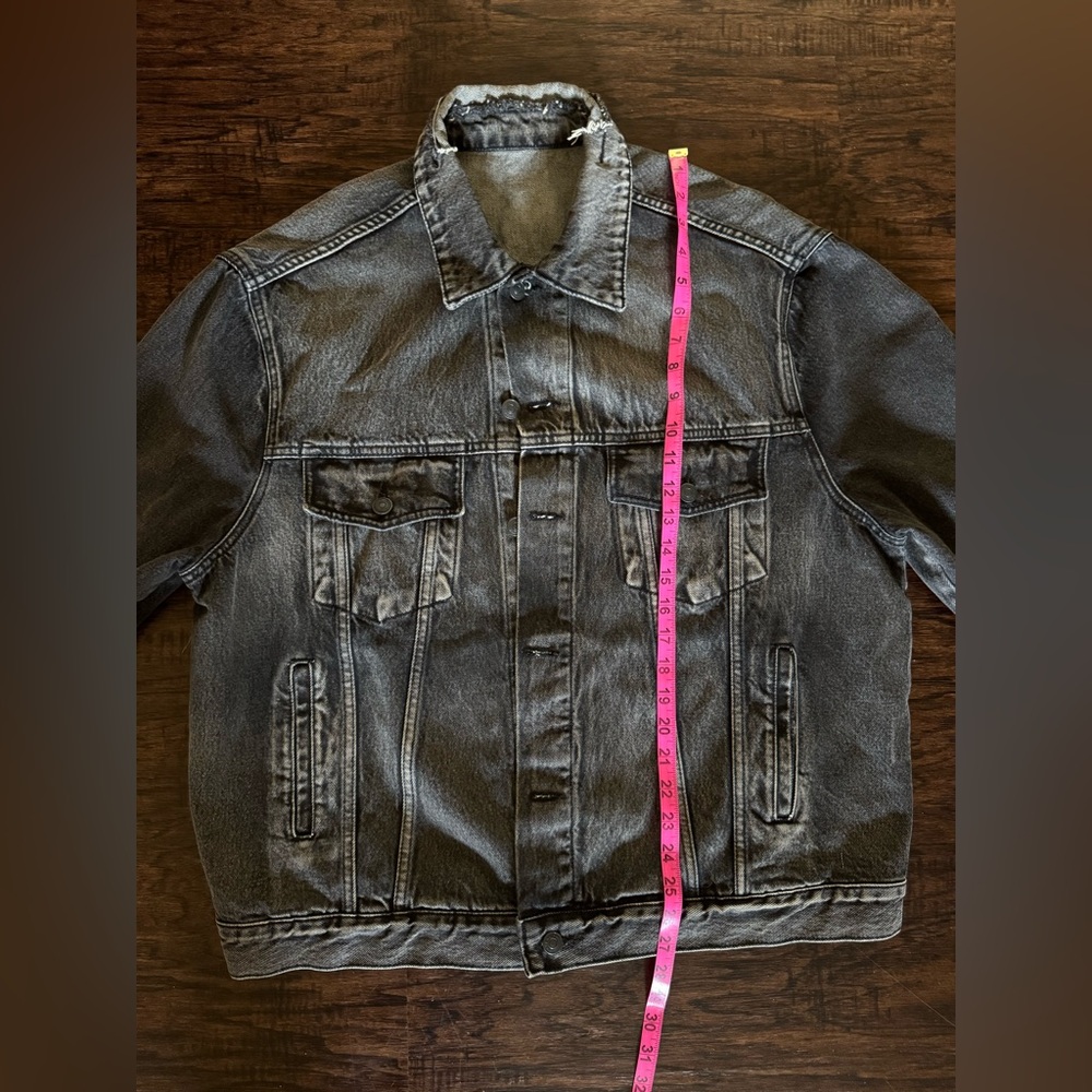 Balenciaga Charcoal Denim Jacket - Picture 11 of 13